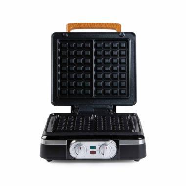 Domo DO9281W gofri és waffle sütő 4x7 kockás sütőformával fekete