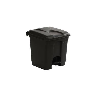 Probbax SO-1230-BLA pedálos műanyag antimikrobiális szemetes 30L fekete