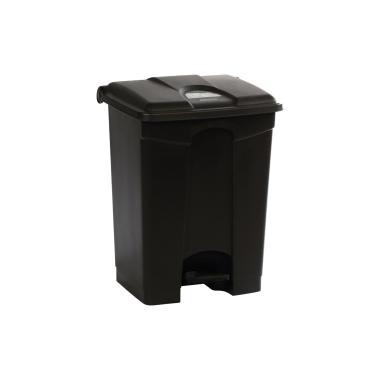 Probbax SO-1270-BLA pedálos műanyag antimikrobiális szemetes 70L fekete