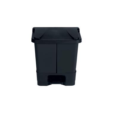 Probbax SO-1420-BLA Waste separation pedal bin with removable bucket 20L black