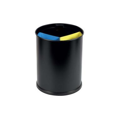Probbax WB-1251-BLA waste bin 13L with 3 removable selective compartments black