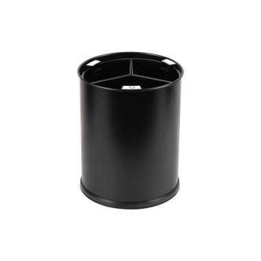 Probbax WB-1252-BLA waste bin with 3 removable compartments 13L black